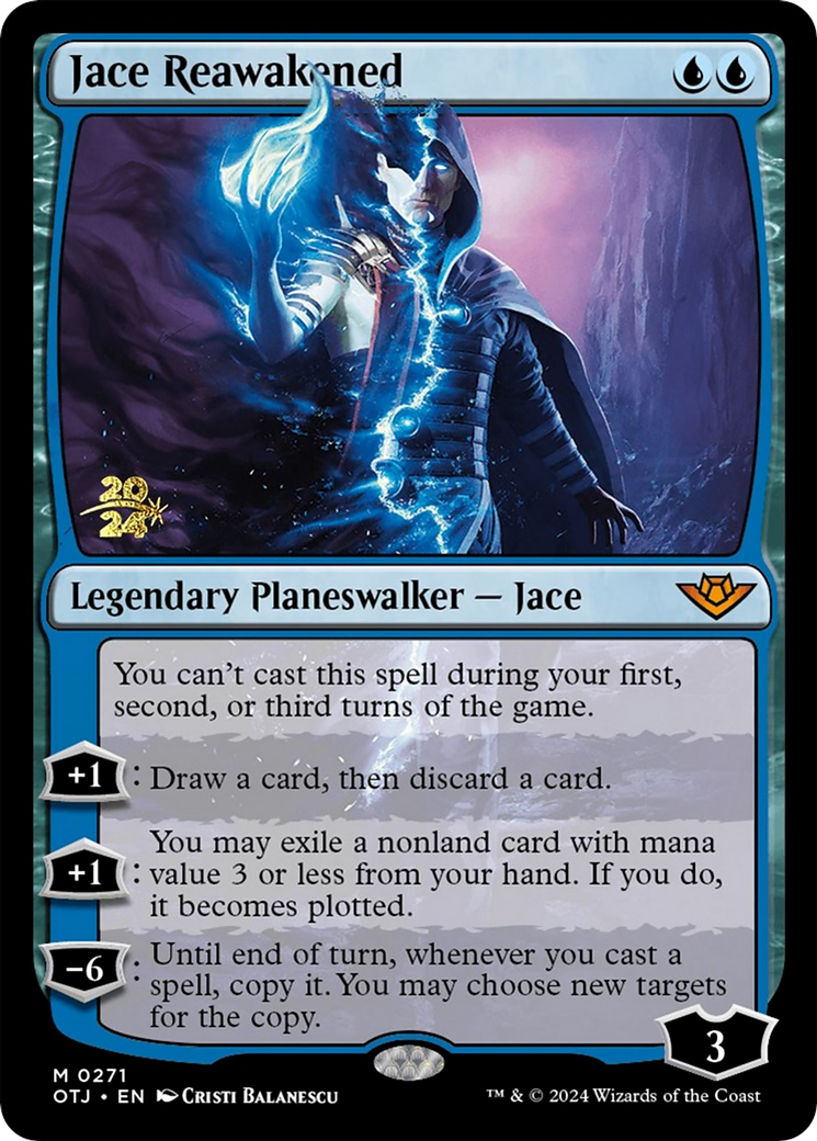 Jace Reawakened (POTJ-271S) - Outlaws of Thunder Junction Promos Foil - Premium MTG Single from Wizards of the Coast - Just $2.98! Shop now at Game Crave Tournament Store