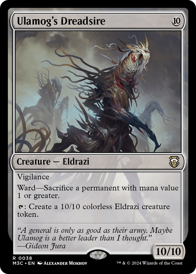 Ulamog's Dreadsire (M3C-038) - Modern Horizons 3 Commander - Premium MTG Single from Wizards of the Coast - Just $1.51! Shop now at Game Crave Tournament Store