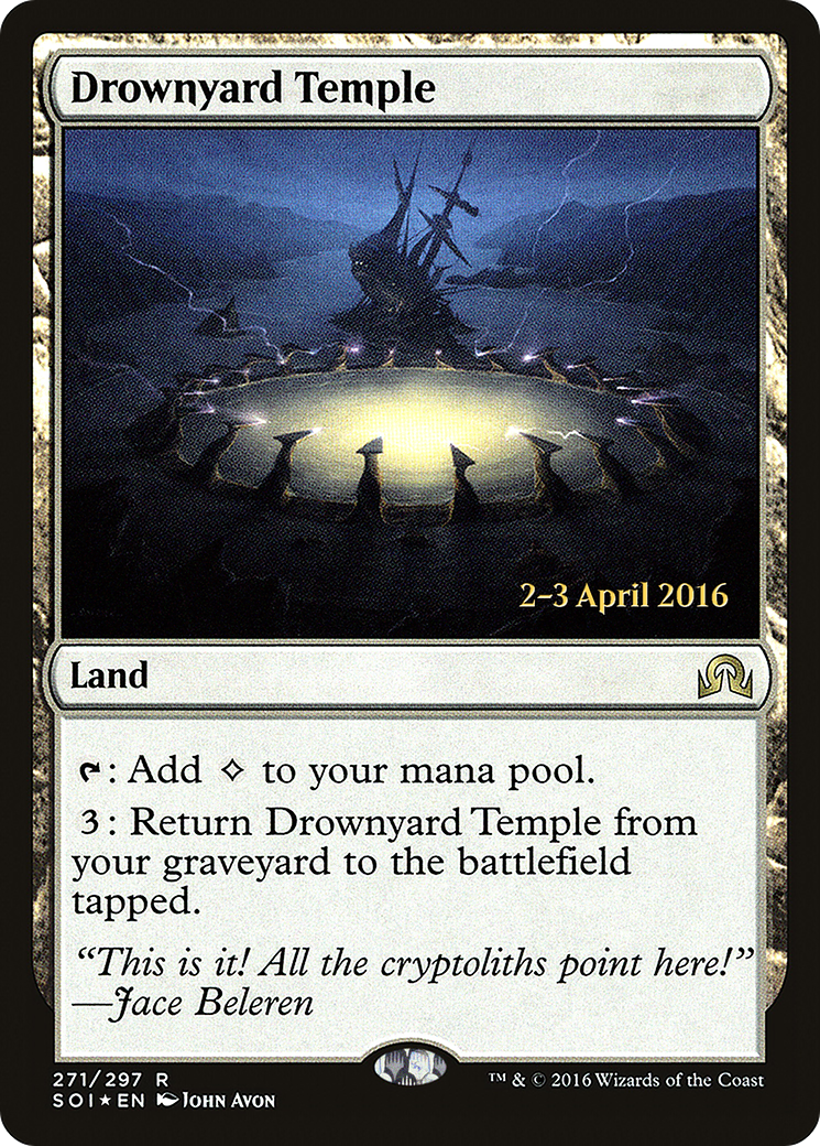 Drownyard Temple (PSOI-271S) - Shadows over Innistrad Promos Foil