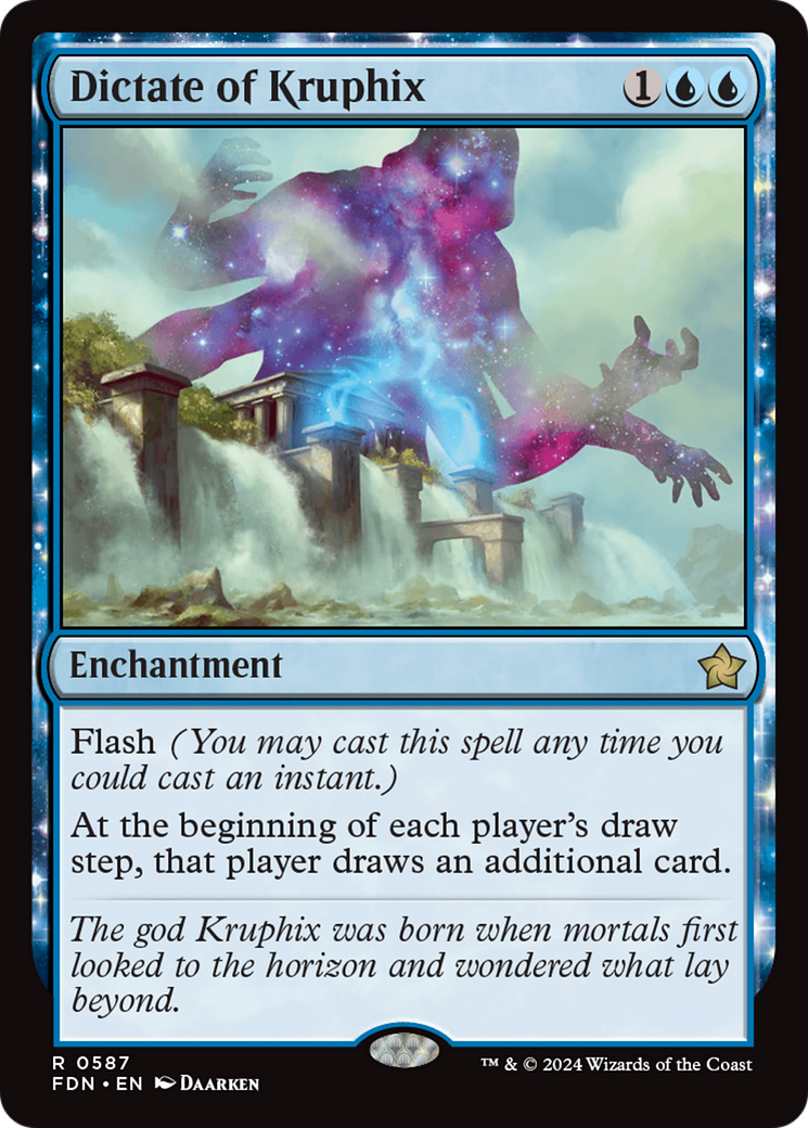 Dictate of Kruphix (FDN-587) - Foundations - Premium MTG Single from Wizards of the Coast - Just $0.82! Shop now at Game Crave Tournament Store