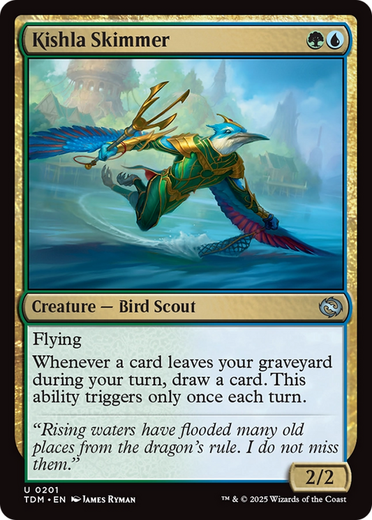 Kishla Skimmer (TDM-201) - Tarkir: Dragonstorm - Premium MTG Single from Wizards of the Coast - Just $0.09! Shop now at Game Crave Tournament Store