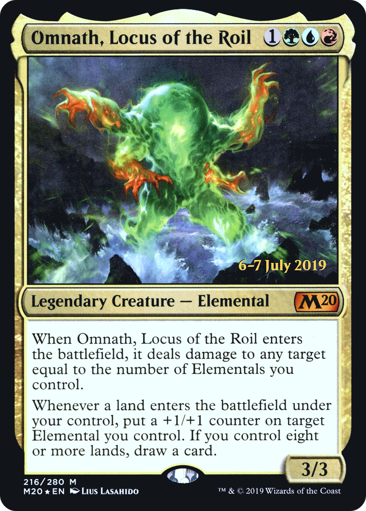Omnath, Locus of the Roil (PM20-216S) - Core Set 2020 Promos Foil