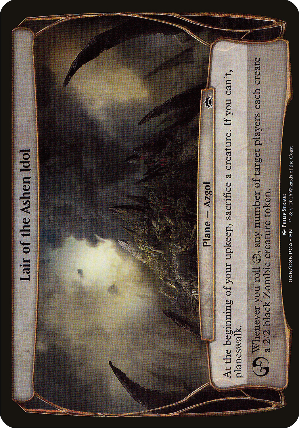 Lair of the Ashen Idol (OPCA-046) - Planechase Anthology Planes