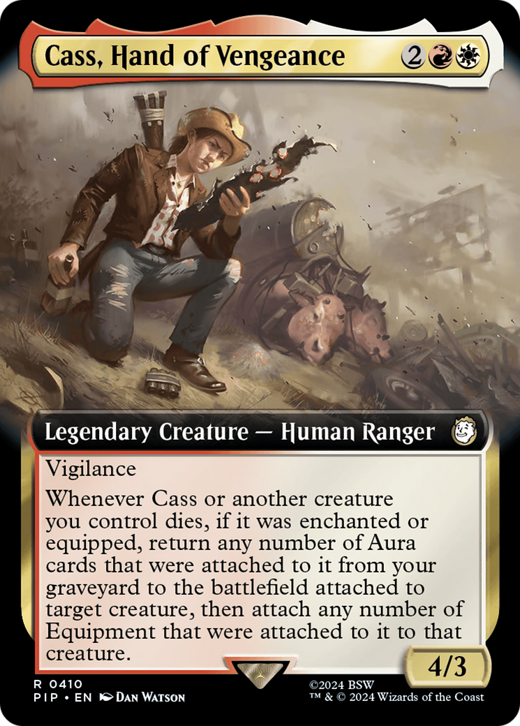 Cass, Hand of Vengeance (PIP-410) - Fallout: (Extended Art) Foil - Premium MTG Single from Wizards of the Coast - Just $0.29! Shop now at Game Crave Tournament Store