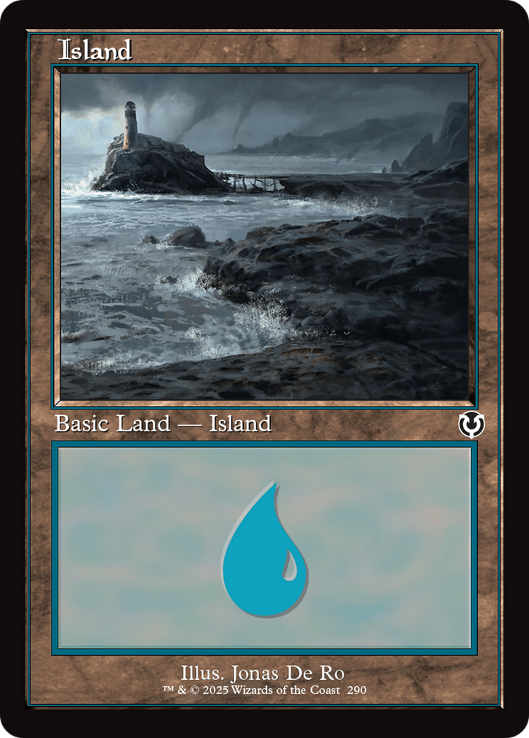 Island (290) (Retro Frame) (-290) - Innistrad Remastered Foil - Premium MTG Single from Wizards of the Coast - Just $0.26! Shop now at Game Crave Tournament Store