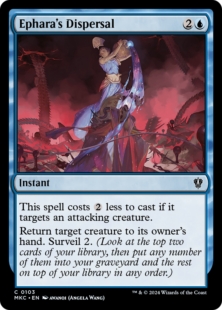Ephara's Dispersal (MKC-103) - Murders at Karlov Manor Commander - Premium MTG Single from Wizards of the Coast - Just $0.25! Shop now at Game Crave Tournament Store