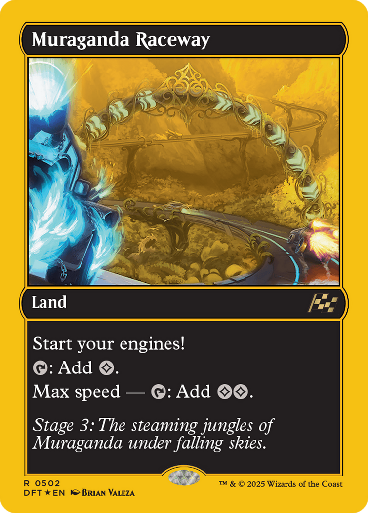 Muraganda Raceway (First-Place Foil) (DFT-502) - Aetherdrift Foil - Premium MTG Single from Wizards of the Coast - Just $1.29! Shop now at Game Crave Tournament Store