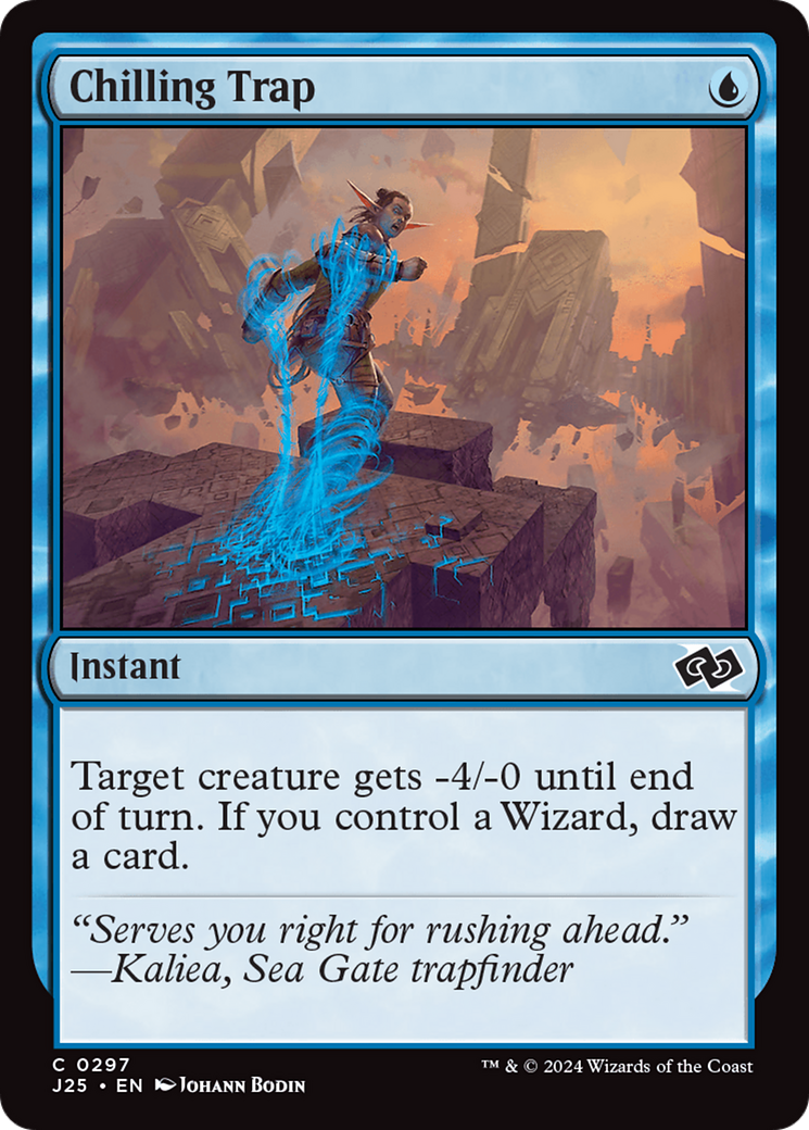 Chilling Trap (J25-297) - Foundations Jumpstart - Premium MTG Single from Wizards of the Coast - Just $0.25! Shop now at Game Crave Tournament Store