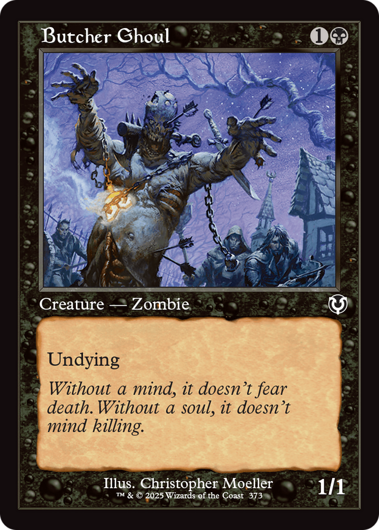 Butcher Ghoul (Retro Frame) (-373) - Innistrad Remastered Foil - Premium MTG Single from Wizards of the Coast - Just $0.41! Shop now at Game Crave Tournament Store