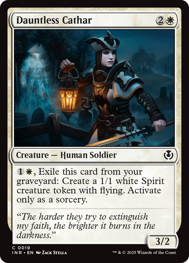 Dauntless Cathar (-019) - Innistrad Remastered - Premium MTG Single from Wizards of the Coast - Just $0.25! Shop now at Game Crave Tournament Store