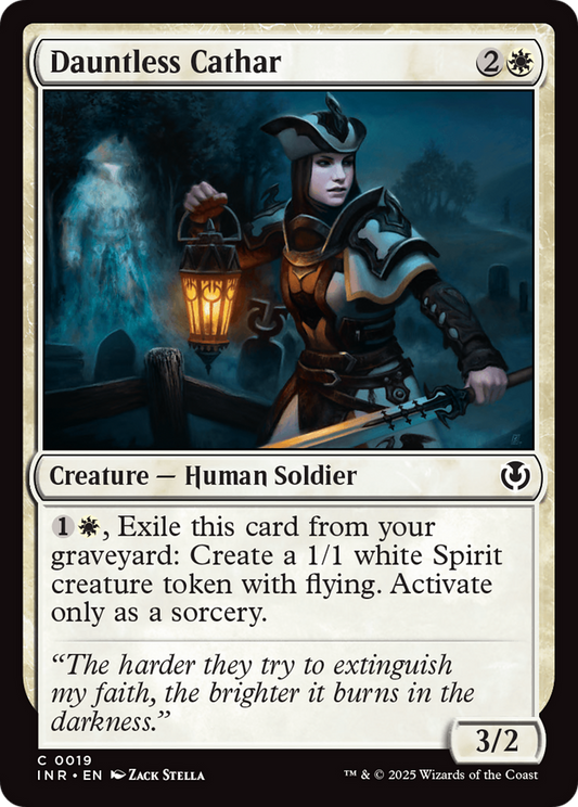Dauntless Cathar (-019) - Innistrad Remastered - Premium MTG Single from Wizards of the Coast - Just $0.25! Shop now at Game Crave Tournament Store