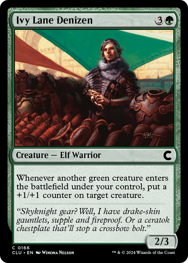 Ivy Lane Denizen (CLU-166) - Ravnica: Clue Edition - Premium MTG Single from Wizards of the Coast - Just $0.25! Shop now at Game Crave Tournament Store