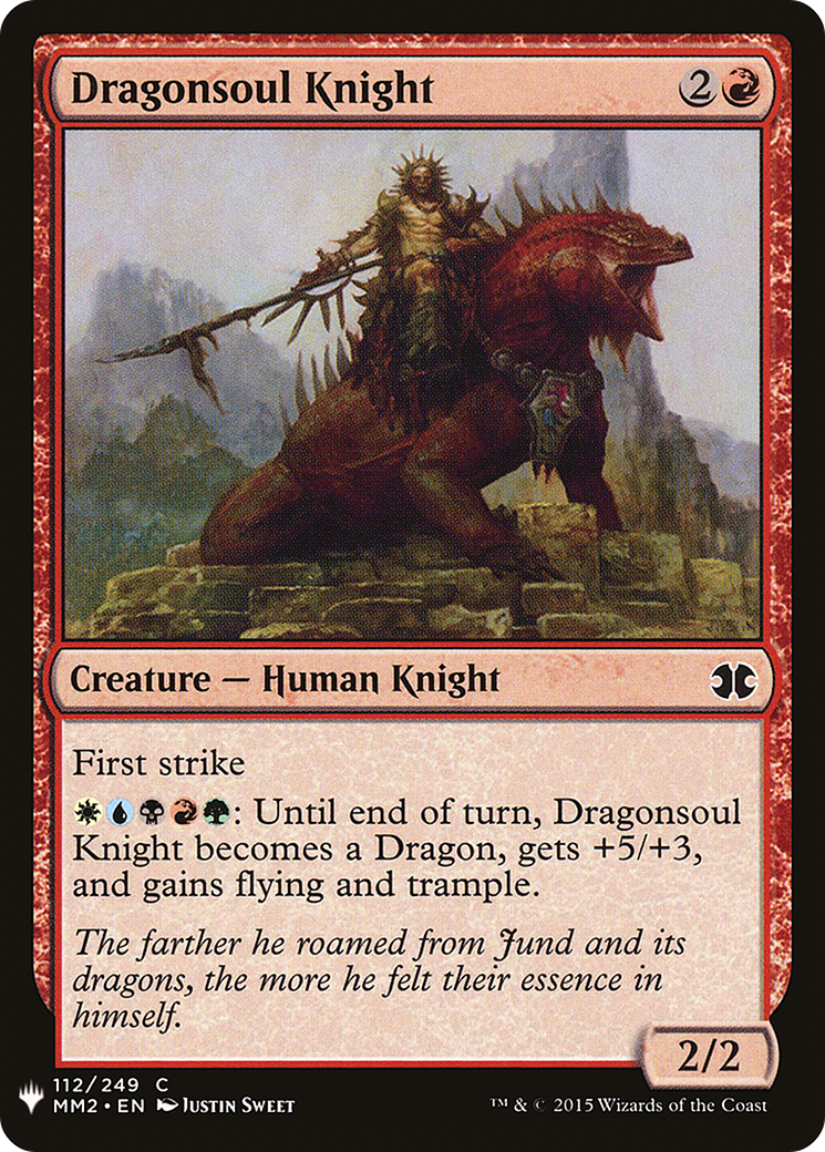 Dragonsoul Knight (MB1-910) - Mystery Booster