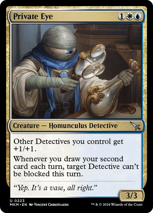 Private Eye (MKM-223) - Murders at Karlov Manor - Premium MTG Single from Wizards of the Coast - Just $0.25! Shop now at Game Crave Tournament Store