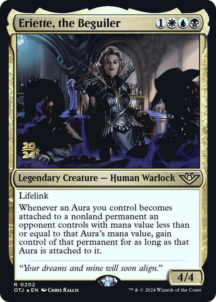 Eriette, the Beguiler (POTJ-202S) - Outlaws of Thunder Junction Promos Foil - Premium MTG Single from Wizards of the Coast - Just $0.46! Shop now at Game Crave Tournament Store