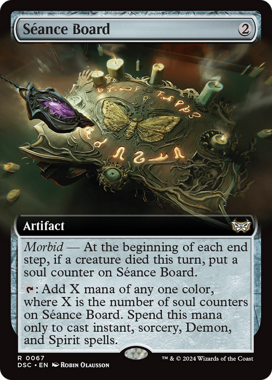 Séance Board (DSC-067) - Duskmourn: House of Horror Commander: (Extended Art) - Premium MTG Single from Wizards of the Coast - Just $1.28! Shop now at Game Crave Tournament Store