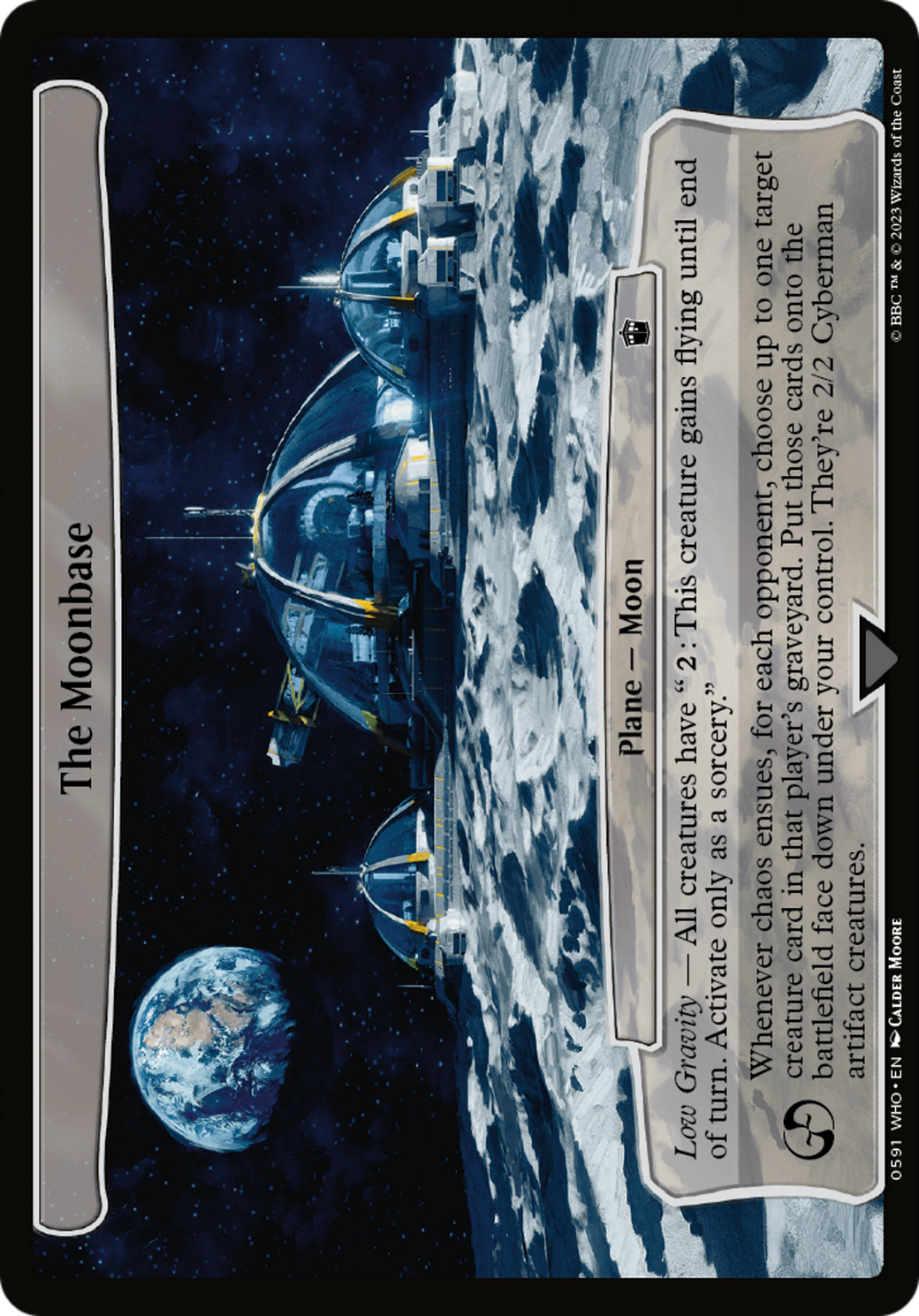 The Moonbase (WHO-591) - Doctor Who - Premium MTG Single from Wizards of the Coast - Just $0.31! Shop now at Game Crave Tournament Store