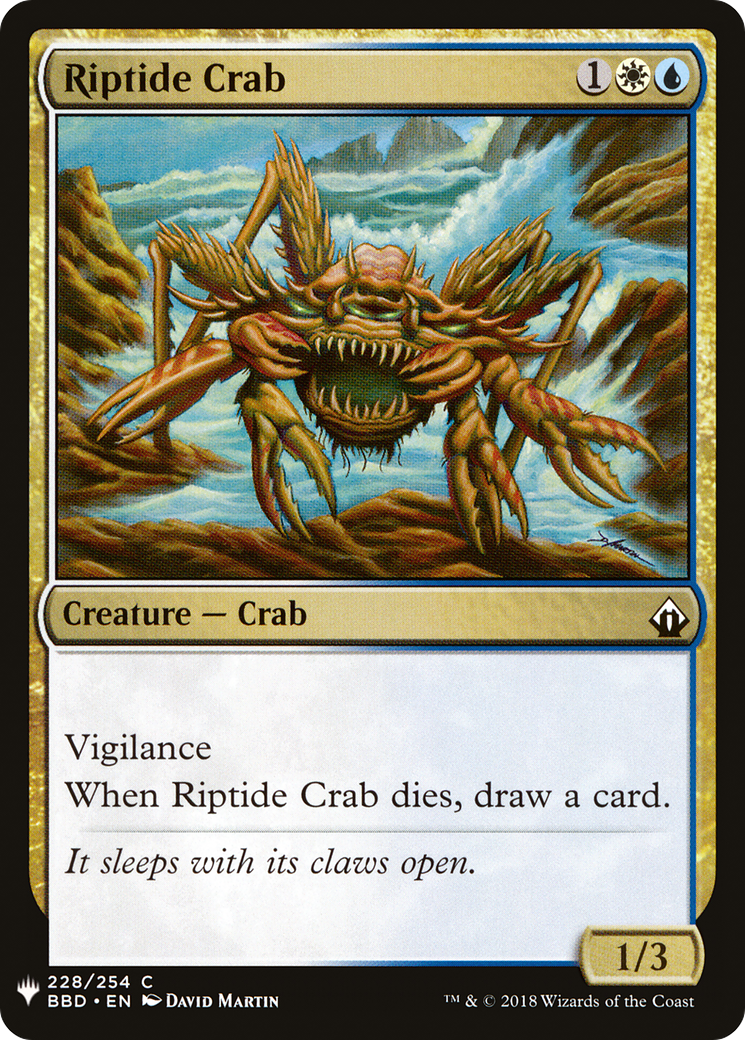 Riptide Crab (MB1-1475) - Mystery Booster