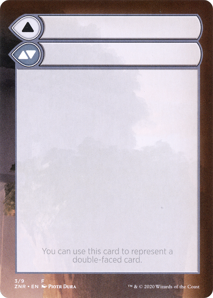Double-Faced Substitute Card (SZNR-003) - Zendikar Rising Substitute Cards