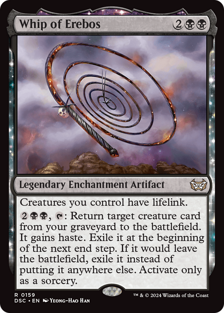 Whip of Erebos (DSC-159) - Duskmourn: House of Horror Commander - Premium MTG Single from Wizards of the Coast - Just $4.99! Shop now at Game Crave Tournament Store