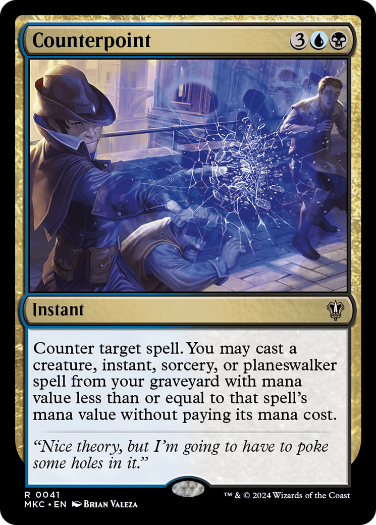 Counterpoint (MKC-041) - Murders at Karlov Manor Commander - Premium MTG Single from Wizards of the Coast - Just $0.25! Shop now at Game Crave Tournament Store