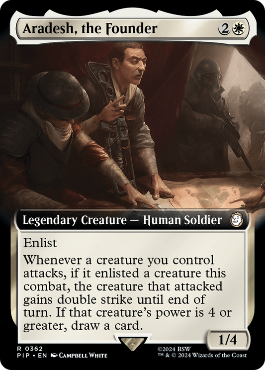 Aradesh, the Founder (PIP-362) - Fallout: (Extended Art) - Premium MTG Single from Wizards of the Coast - Just $0.26! Shop now at Game Crave Tournament Store