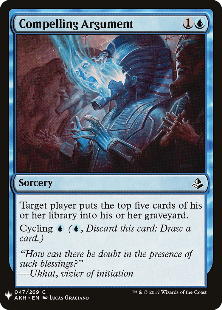 Compelling Argument (MB1-326) - Mystery Booster