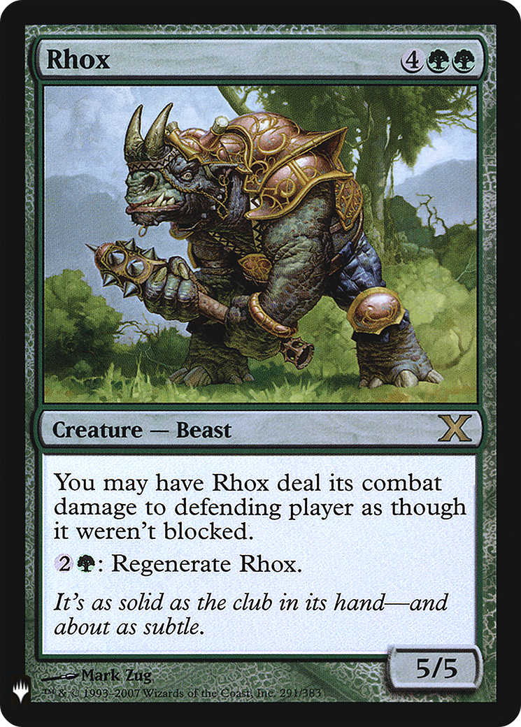 Rhox (FMB1-077) - Mystery Booster Retail Edition Foils Foil