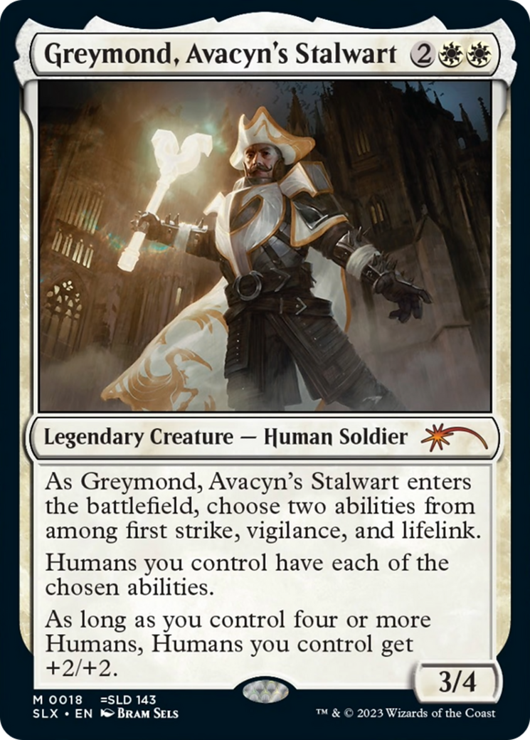 Greymond, Avacyn's Stalwart (SLX-018) - Universes Within - Premium MTG Single from Wizards of the Coast - Just $39.47! Shop now at Game Crave Tournament Store