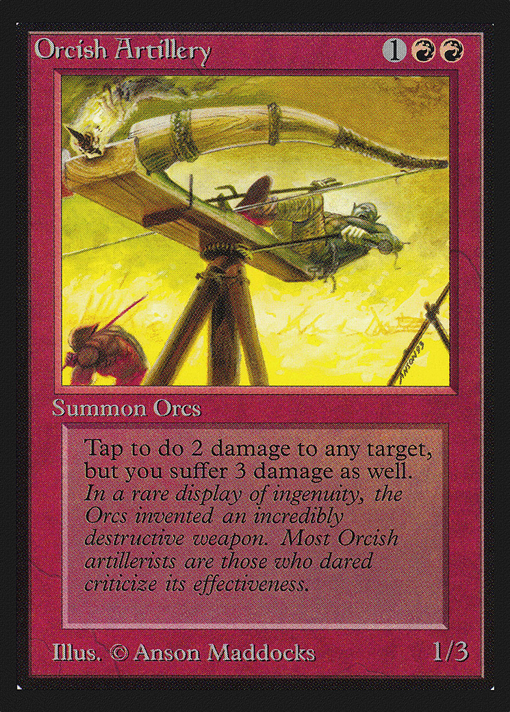 Orcish Artillery (CEI-166) - Intl. Collectors' Edition