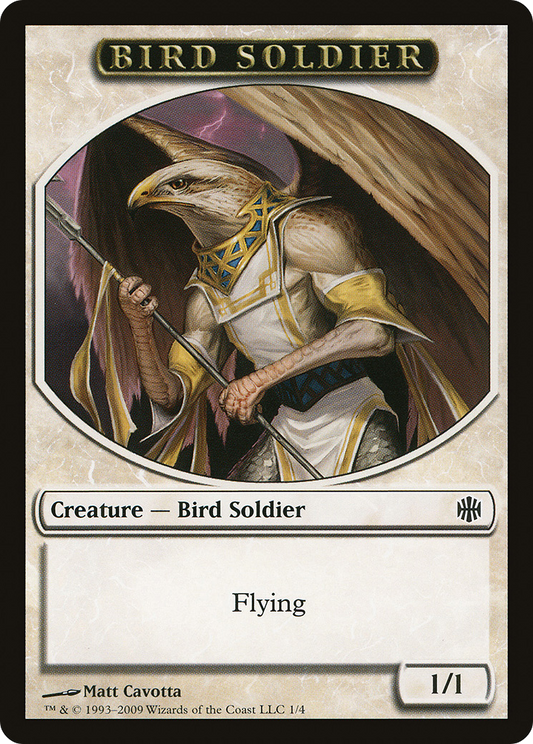 Bird Soldier (TARB-001) - Alara Reborn Tokens