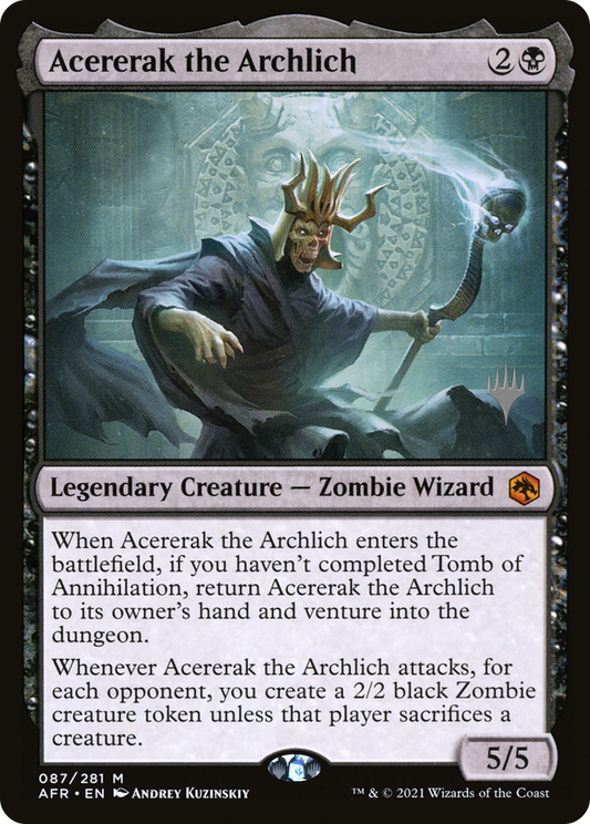 Acererak the Archlich (PAFR-87P) - Adventures in the Forgotten Realms Promos