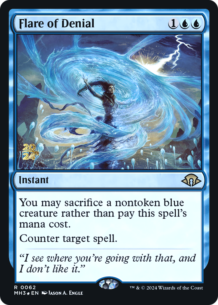 Flare of Denial (PMH3-62S) - Modern Horizons 3 Promos Foil - Premium MTG Single from Wizards of the Coast - Just $6.47! Shop now at Game Crave Tournament Store