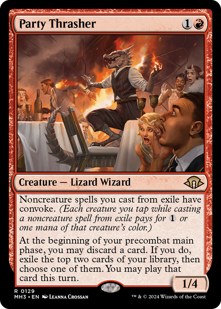 Party Thrasher (MH3-129) - Modern Horizons 3 - Premium MTG Single from Wizards of the Coast - Just $0.30! Shop now at Game Crave Tournament Store