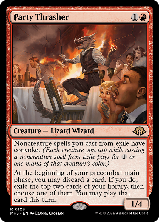 Party Thrasher (MH3-129) - Modern Horizons 3 - Premium MTG Single from Wizards of the Coast - Just $0.30! Shop now at Game Crave Tournament Store