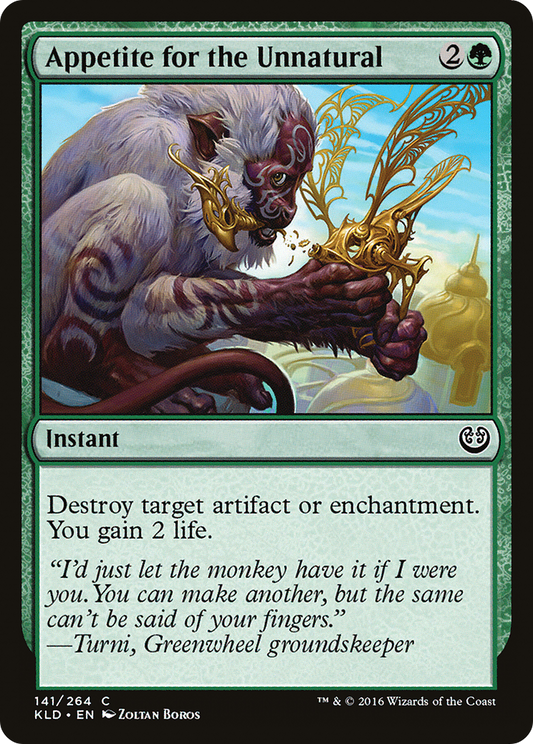 Appetite for the Unnatural (KLD-141) - Kaladesh