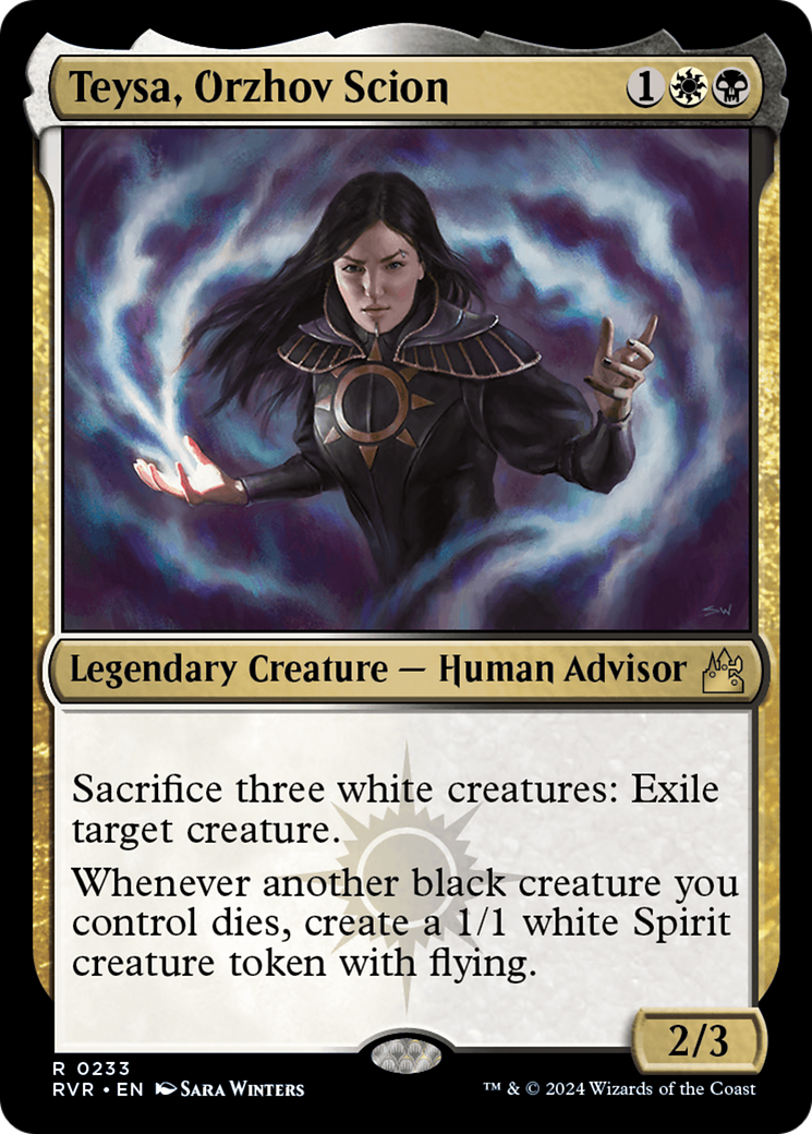 Teysa, Orzhov Scion (RVR-233) - Ravnica Remastered - Premium MTG Single from Wizards of the Coast - Just $1.83! Shop now at Game Crave Tournament Store