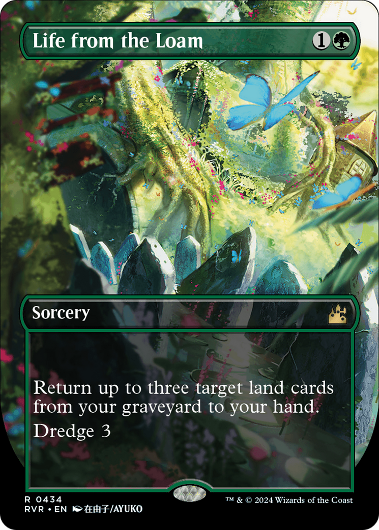 Life from the Loam (RVR-434) - Ravnica Remastered (Borderless) - Premium MTG Single from Wizards of the Coast - Just $5.78! Shop now at Game Crave Tournament Store