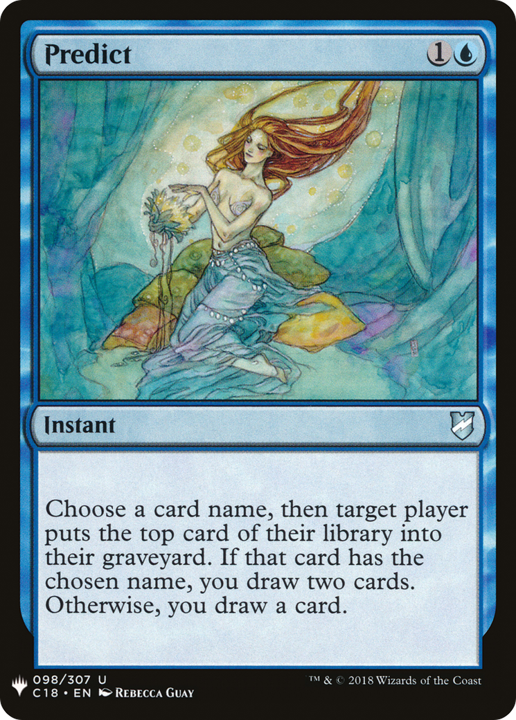 Predict (MB1-459) - Mystery Booster