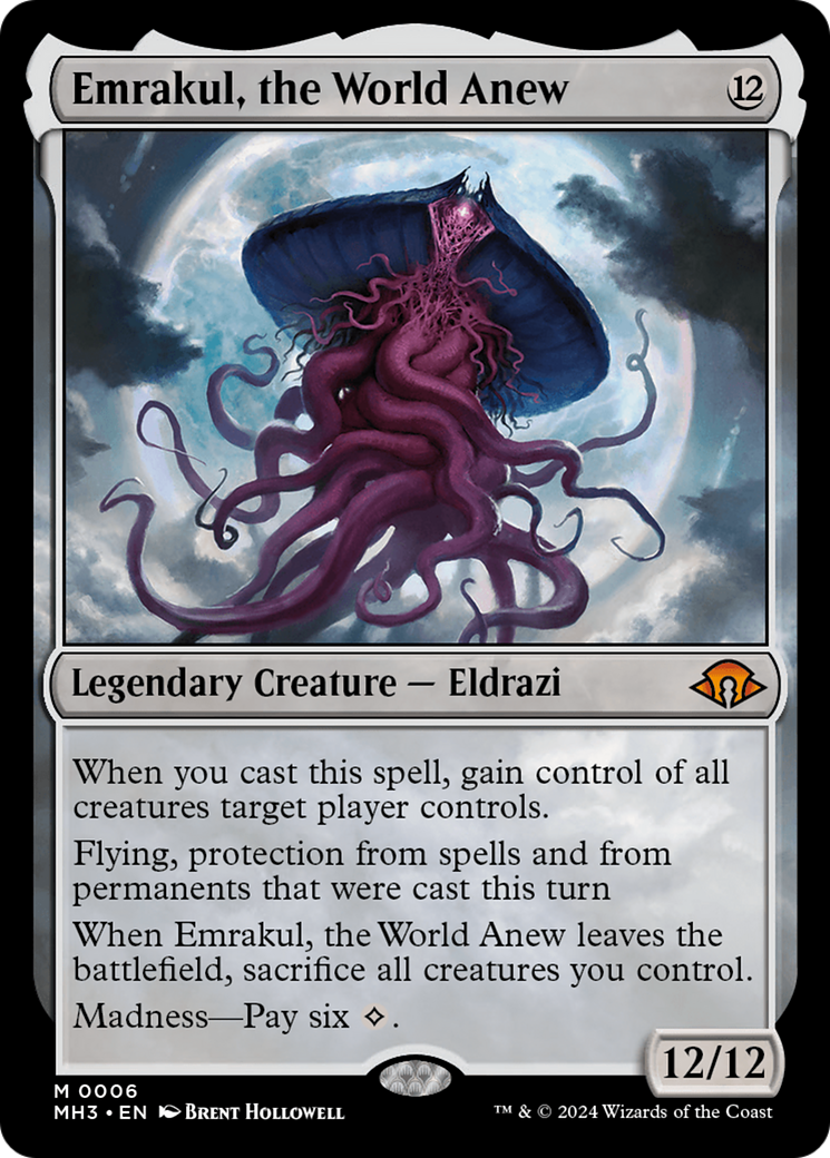 Emrakul, the World Anew (MH3-006) - Modern Horizons 3 Foil - Premium MTG Single from Wizards of the Coast - Just $7.12! Shop now at Game Crave Tournament Store