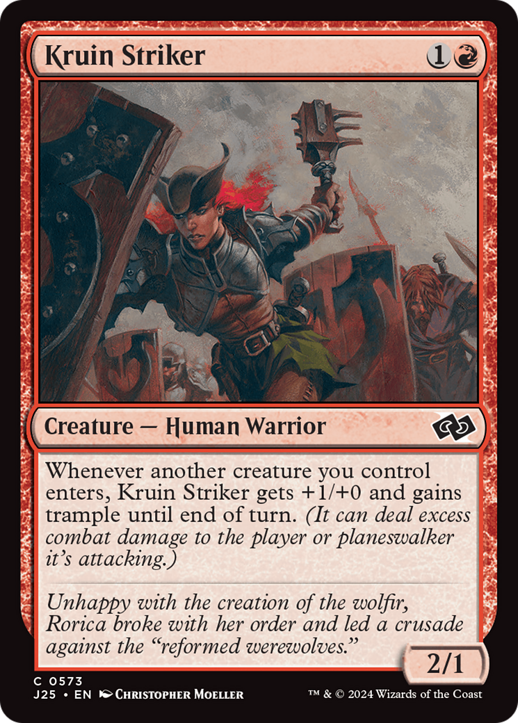 Kruin Striker (J25-573) - Foundations Jumpstart - Premium MTG Single from Wizards of the Coast - Just $0.25! Shop now at Game Crave Tournament Store