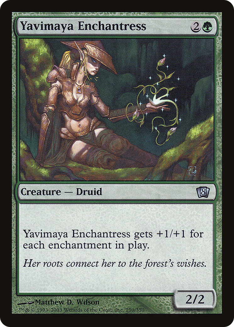 Yavimaya Enchantress (8ED-290★) - 8th Edition Foil