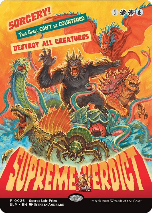 Supreme Verdict (SLP-026) - Secret Lair Showdown - Premium MTG Single from Wizards of the Coast - Just $0.61! Shop now at Game Crave Tournament Store