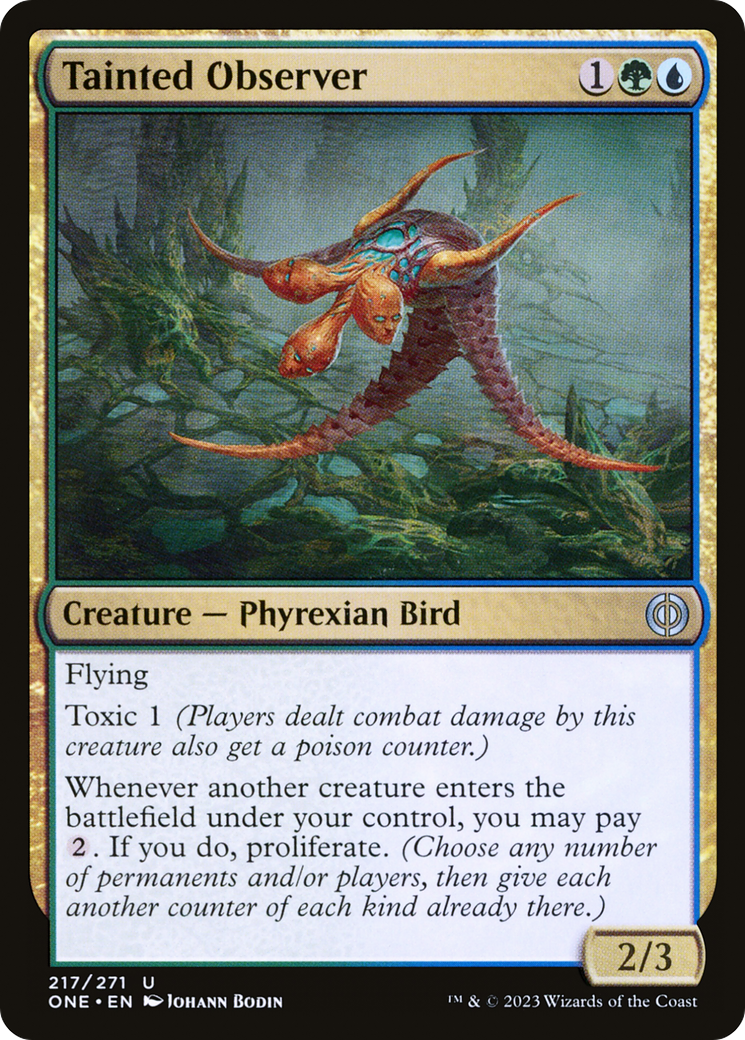 Tainted Observer (ONE-217) - Phyrexia: All Will Be One - Premium MTG Single from Wizards of the Coast - Just $0.25! Shop now at Game Crave Tournament Store