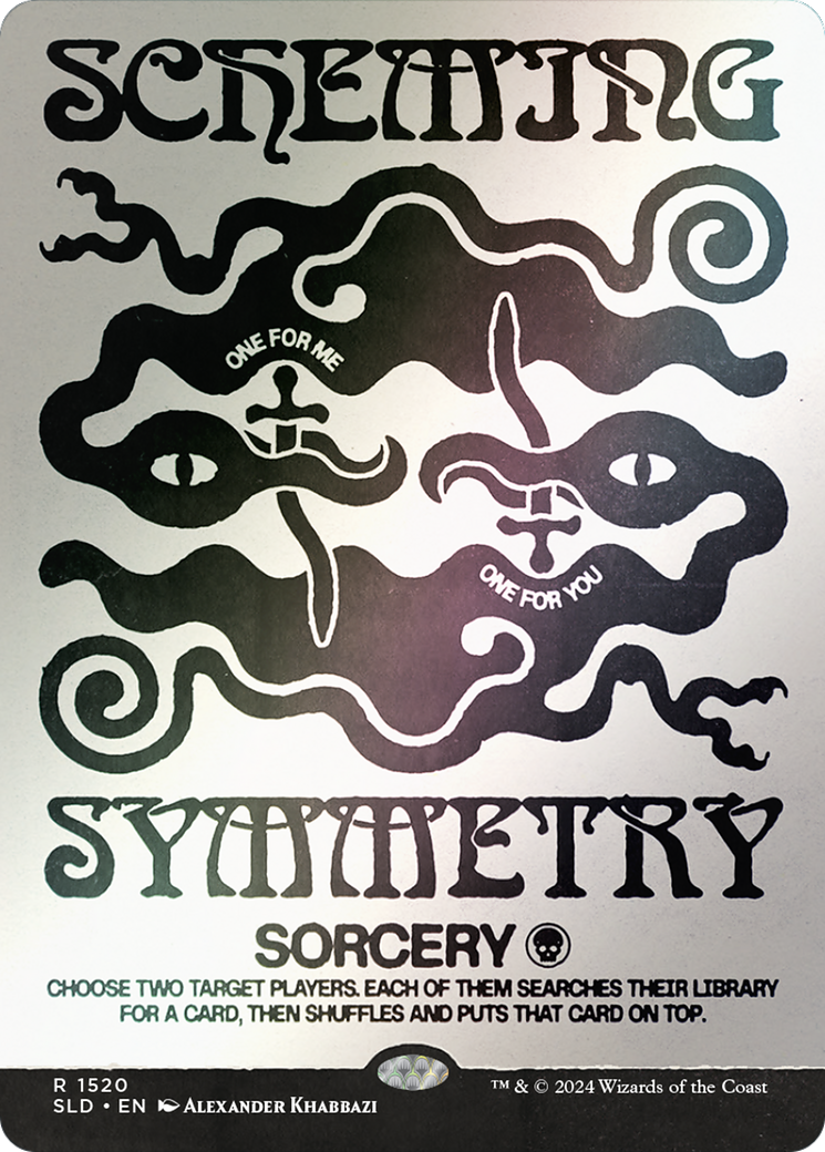 Scheming Symmetry (SLD-1520★) - Secret Lair Drop (Borderless) Foil - Premium MTG Single from Wizards of the Coast - Just $11.59! Shop now at Game Crave Tournament Store