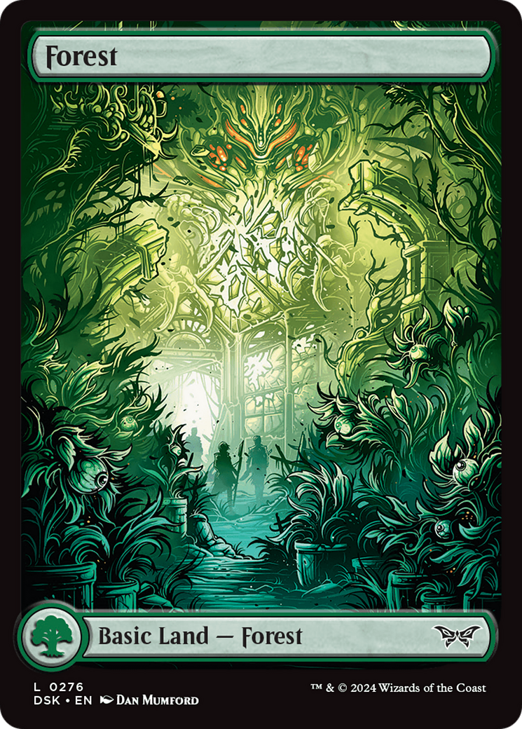 Forest (DSK-276) - Duskmourn: House of Horror - Premium MTG Single from Wizards of the Coast - Just $0.30! Shop now at Game Crave Tournament Store