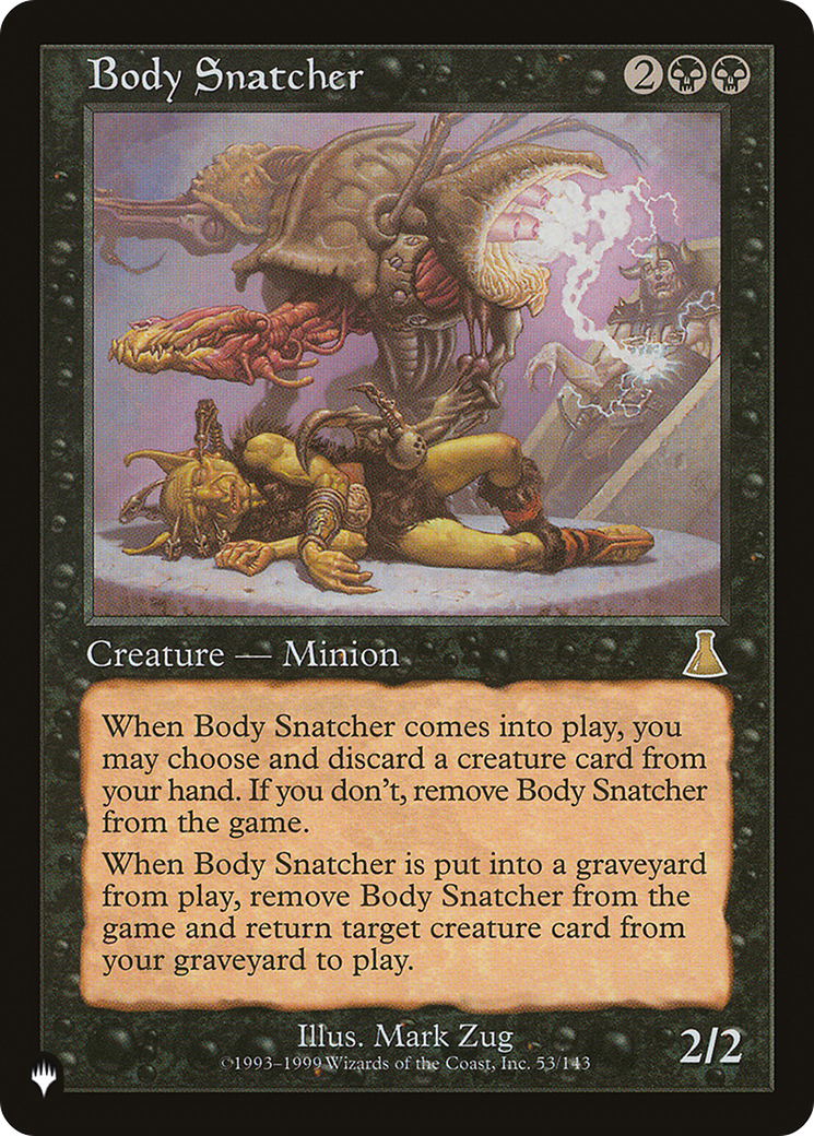 Body Snatcher (PLIST-087) - The List