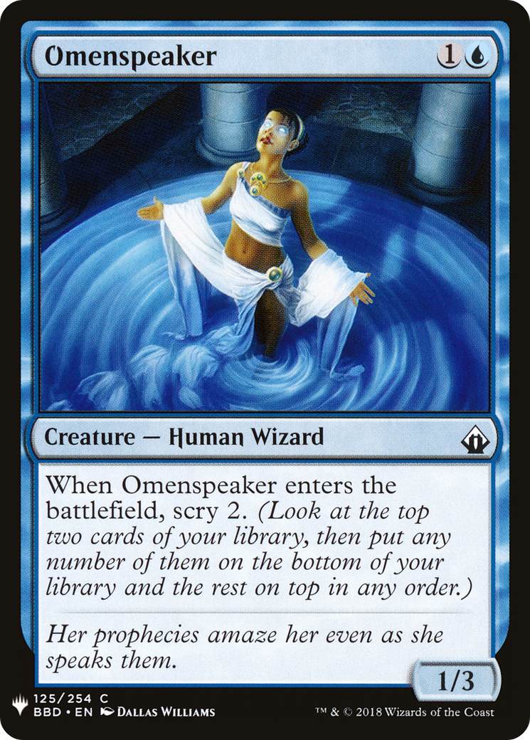 Omenspeaker (MB1-449) - Mystery Booster
