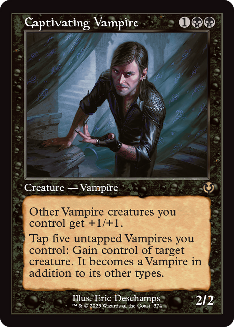 Captivating Vampire (Retro Frame) (-374) - Innistrad Remastered Foil - Premium MTG Single from Wizards of the Coast - Just $1.26! Shop now at Game Crave Tournament Store