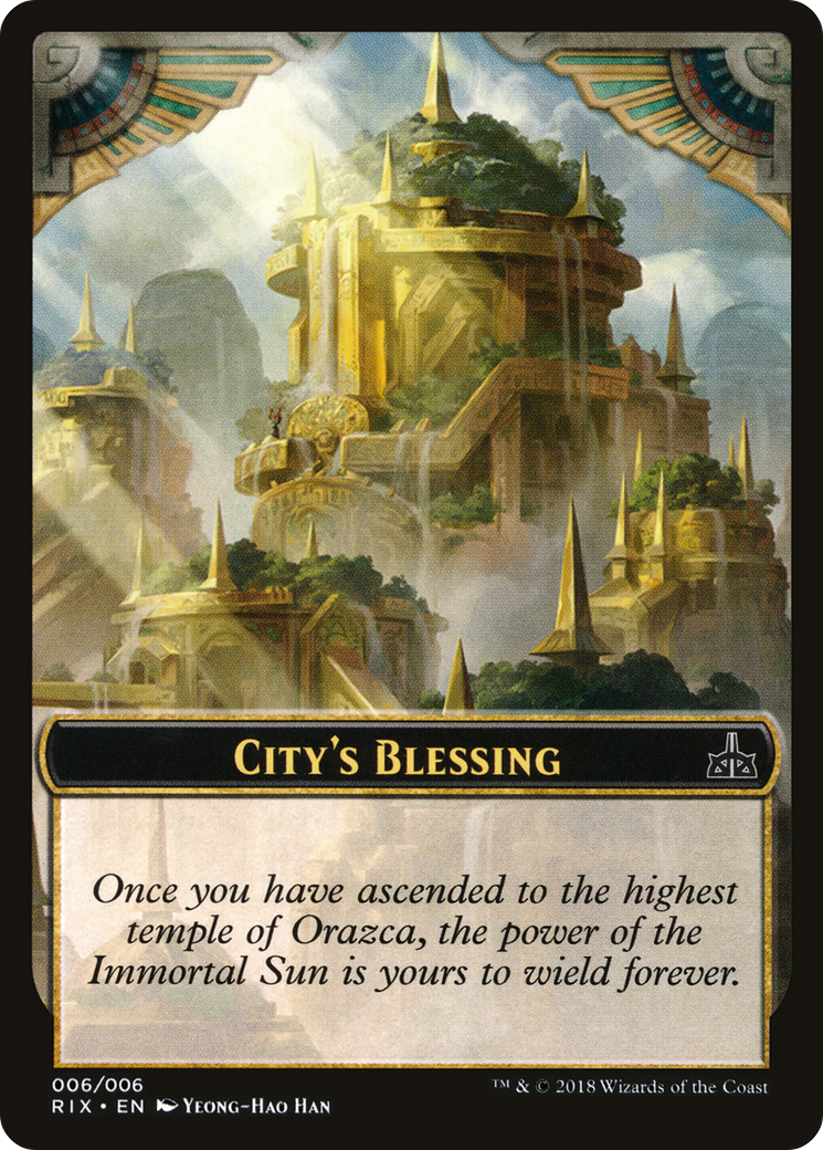 City's Blessing (TRIX-006) - Rivals of Ixalan Tokens